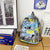 Stylischer grafikdruck rucksack
