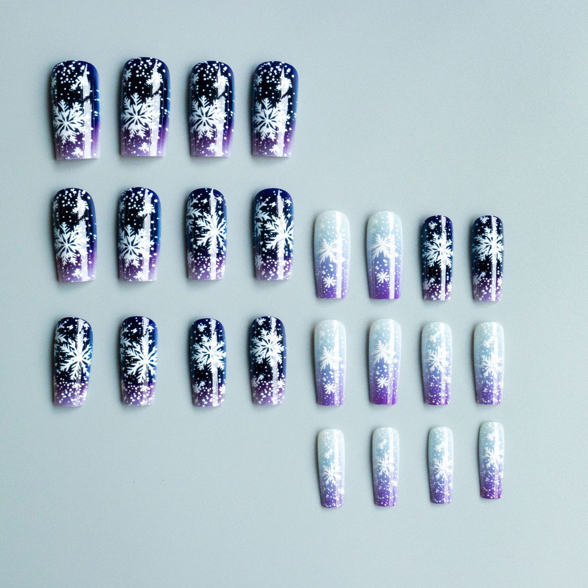 Winter-Themen Gel-Nagelkunst Set