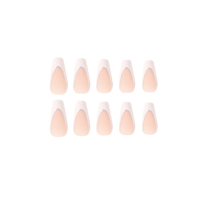 Lackierte Stiletto-Nägel mit Glitzerverzierung Brehn