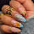 Dekoratives Press-On Nagelkunst-Set mit von Sommer inspirierten Ozeandesigns Brehn