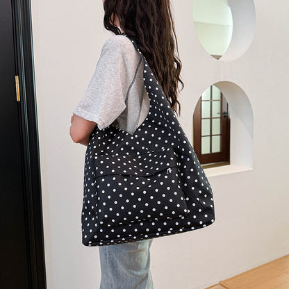 Polka Dot Hobo Tasche
