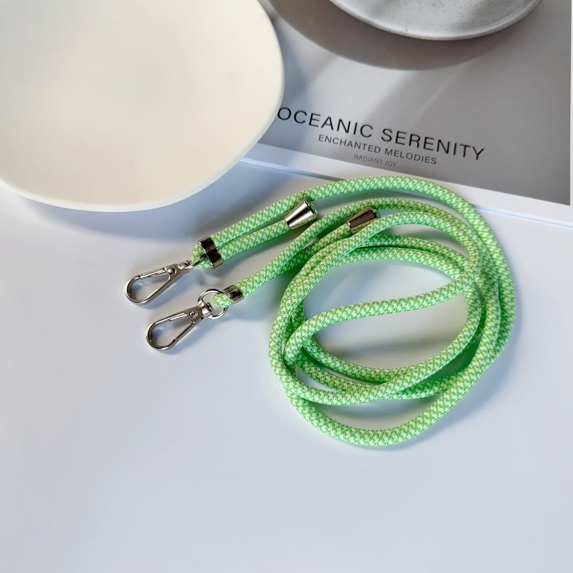 Verstellbare Lanyard mit doppelten Clips Brehn