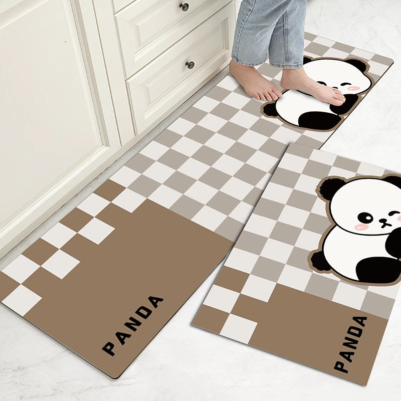 Verspielt Panda-Motiv Küchenläufer Matten