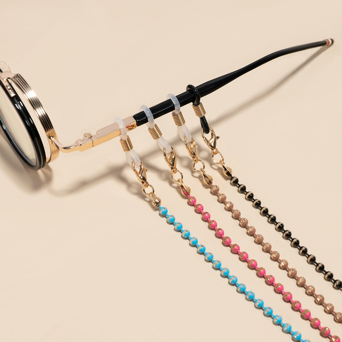 Elegante Perlen Brillenhalter Kette Brehn