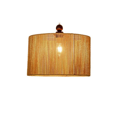 Texturiertes Rattan Pendelleuchte