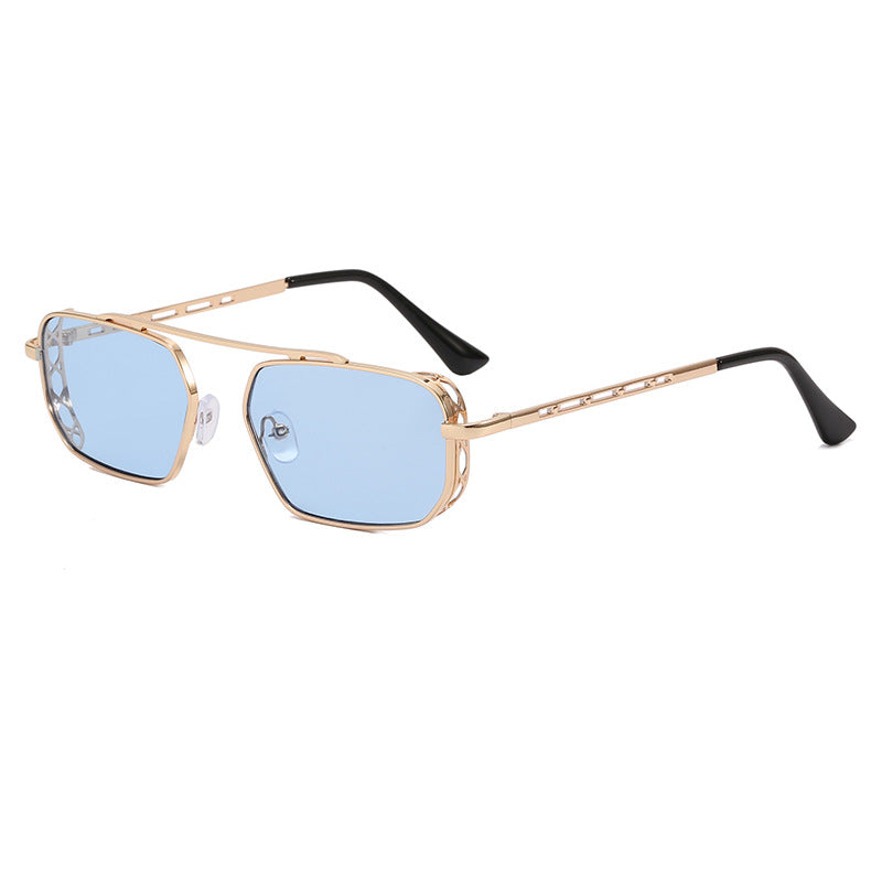 Damen modische Sonnenbrille im modernen Hexagon-Design Brehn