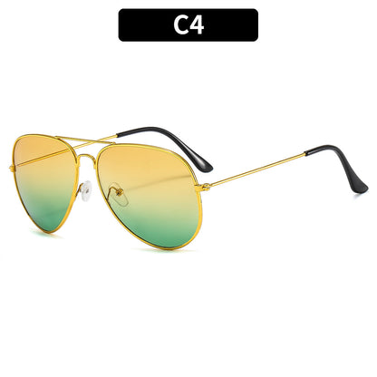 Stylische Farbverlauf Aviator Sonnenbrille