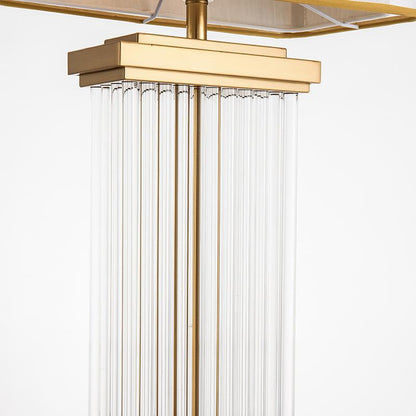 Elegante Kristall Tischlampe