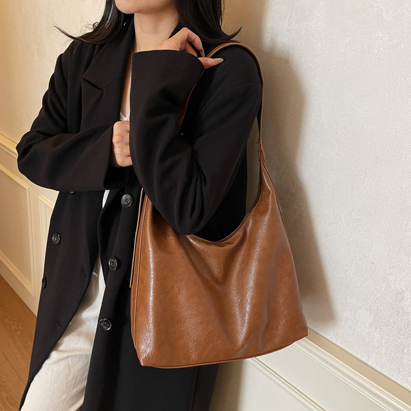 Weiche Leder Schultertasche Brehn