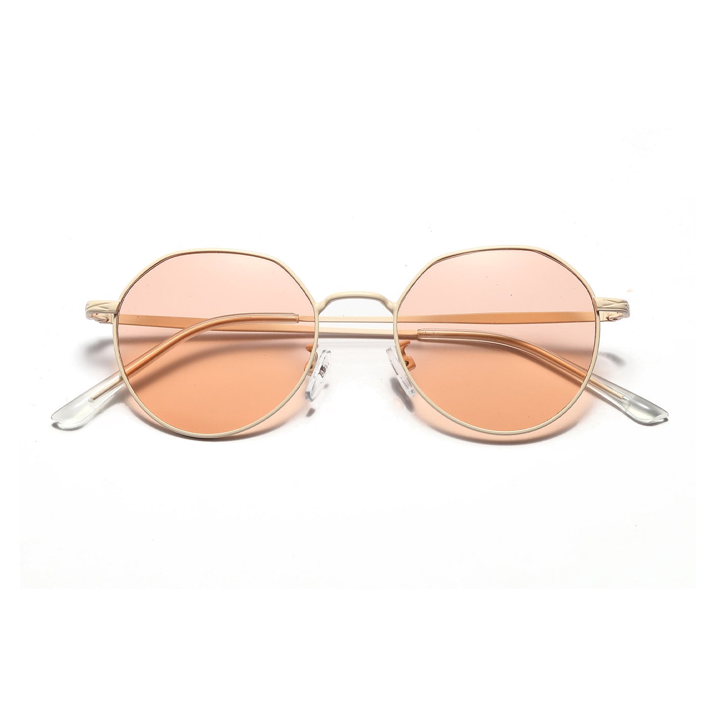 Damen runde Brille mit filigranem Metallgestell Brehn