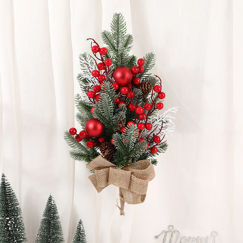 Brehn | Weihnachts 3 PC Set - Girlande, Kranz, Swag Wandhängende Weihnachtsdekoration Set