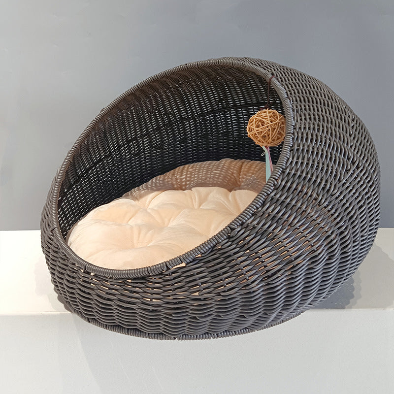 Gemütliches Bodenkissen im runden Design Brehn