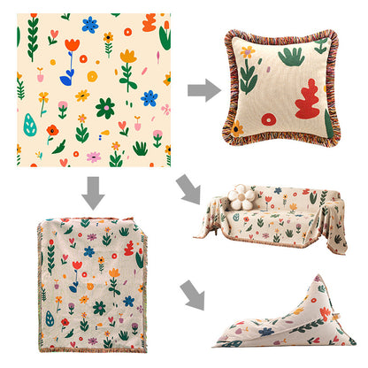 Künstlerische Wurfdecke
