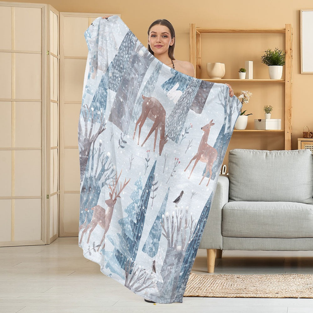 Gemütliche Halloween-Themen Fleece Decke