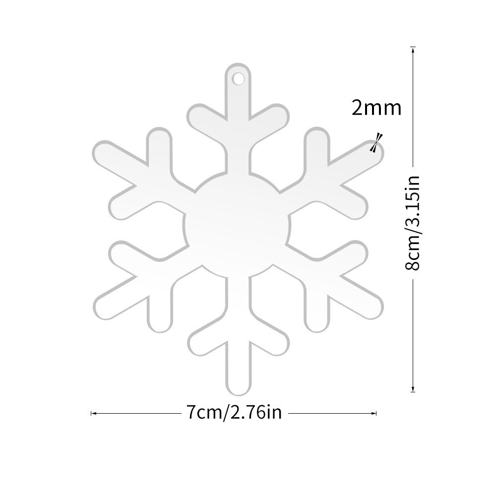 Frosted Snowflake Ornament Brehn