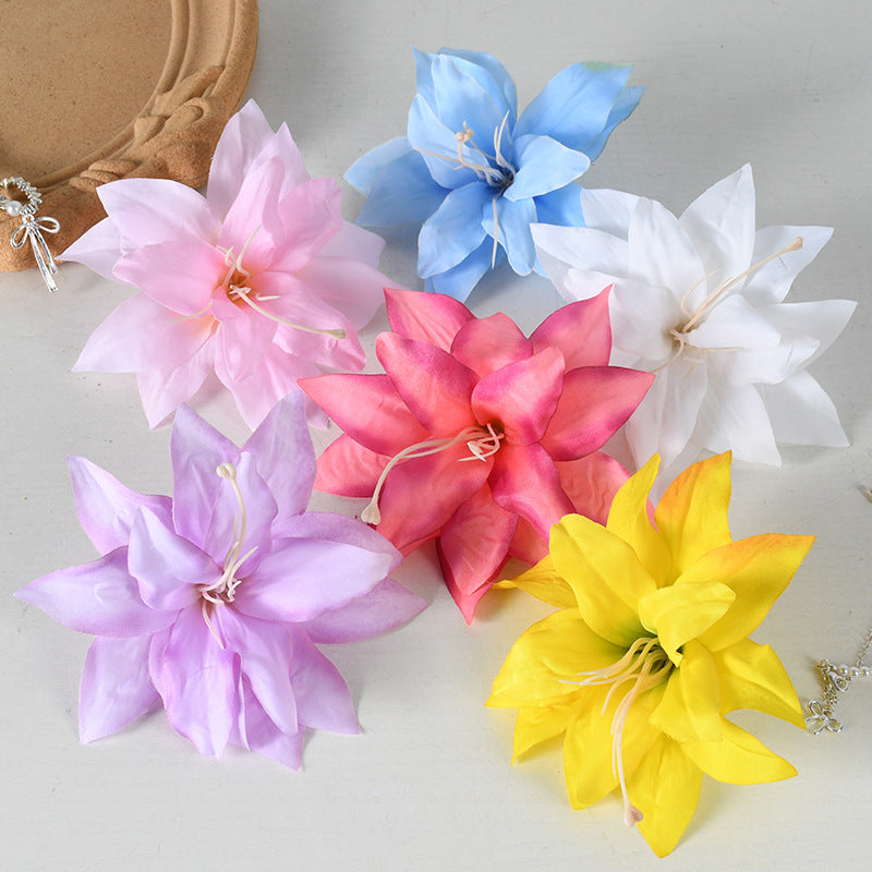 Blumenakzent Haarspange
