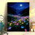 Nächtliche florale Landschaft Leinwandkunst Brehn
