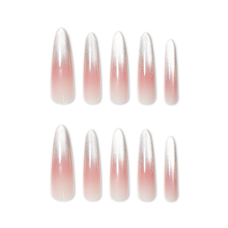 Elegante glitzernde Acrylnagelerweiterungen Brehn