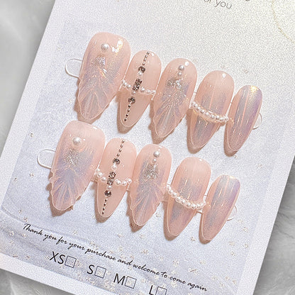 Premium French Tip Press-On Nails Brehn