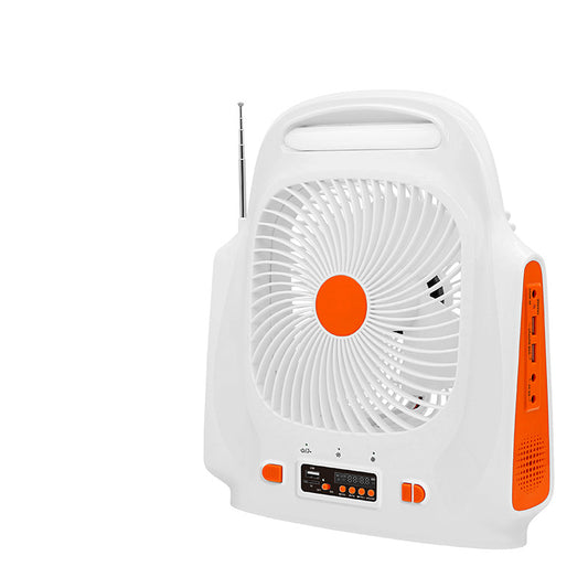 Unisex Solarbetriebener Ventilator mit LED-Lampen Brehn