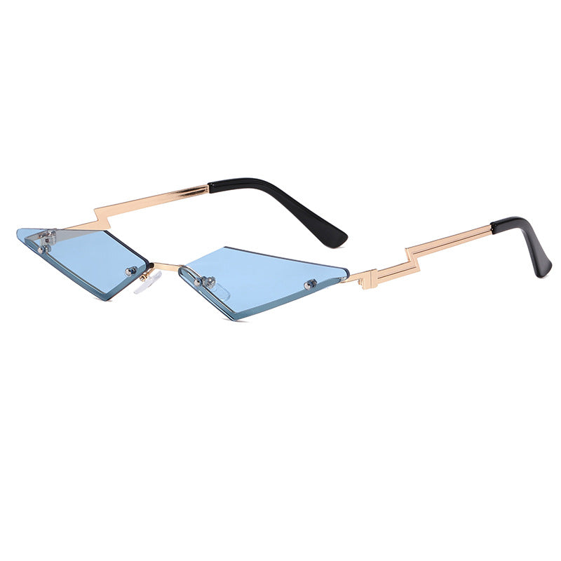 Damen geometrische Designer-Sonnenbrille mit innovativem Rahmen Brehn