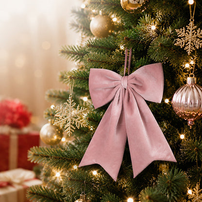 Elegante Weihnachtsbaum Schleifen Dekoration