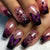 Elegante Schmetterlings-Blumen-Nagelkunst-Spitzen Brehn
