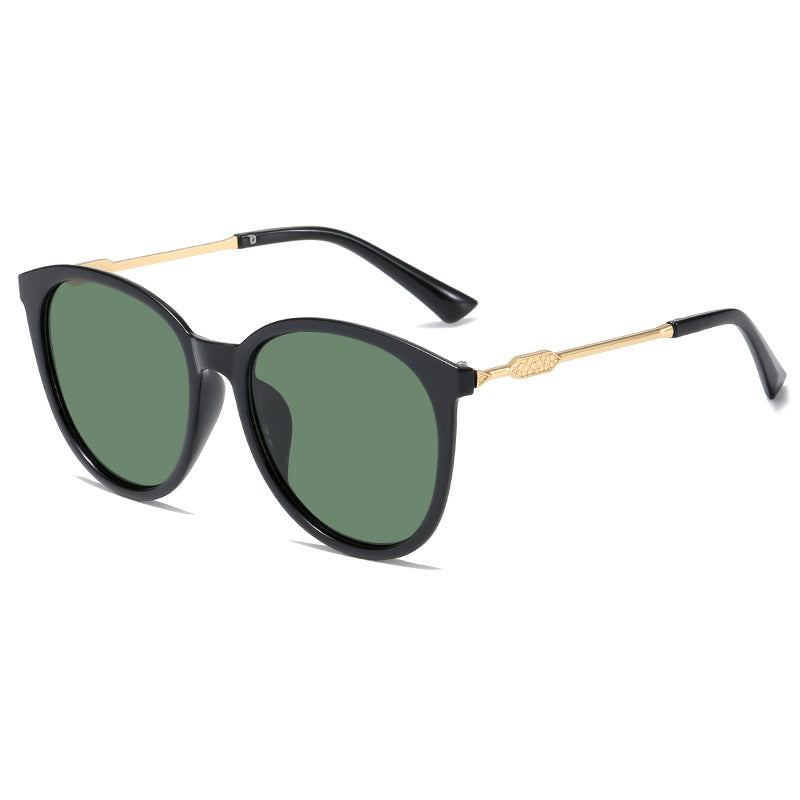 Damen Modische Cat-Eye Sonnenbrille mit verspiegelten Gläsern Brehn