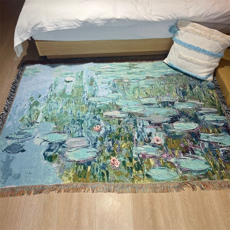 Dekorativer Aquarell Wandteppich Decke
