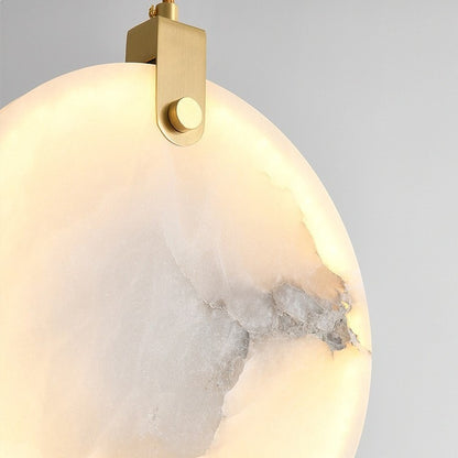 Elegante Marmor Kreis Pendelleuchte