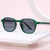 Damen stylische Sonnenbrille mit rundem Rahmen und UV-Schutz Brehn