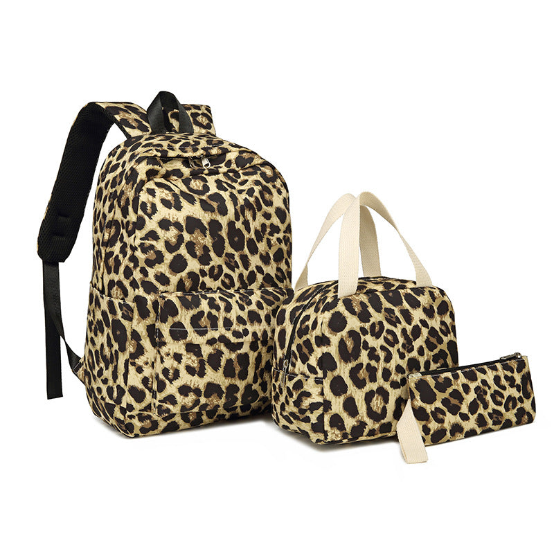 Stylische Kuhflecken-Rucksack- und Zubehörset Brehn