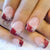 Saisonale Glitzer-Schneeflocken-Nagelkunst Brehn