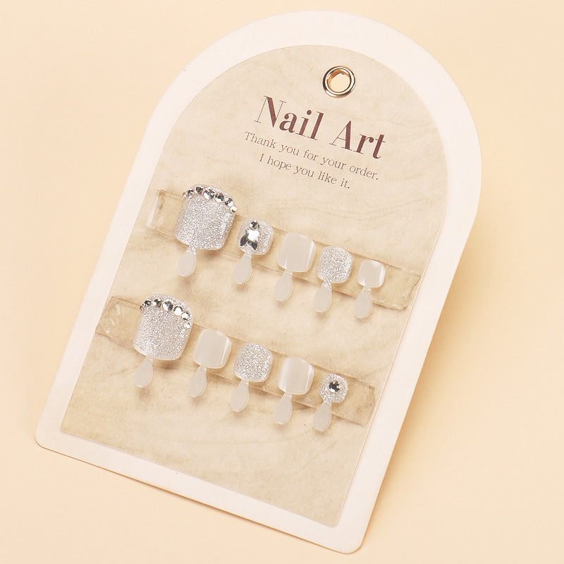 Glitzerndes Press-On Nagelkunstset Brehn