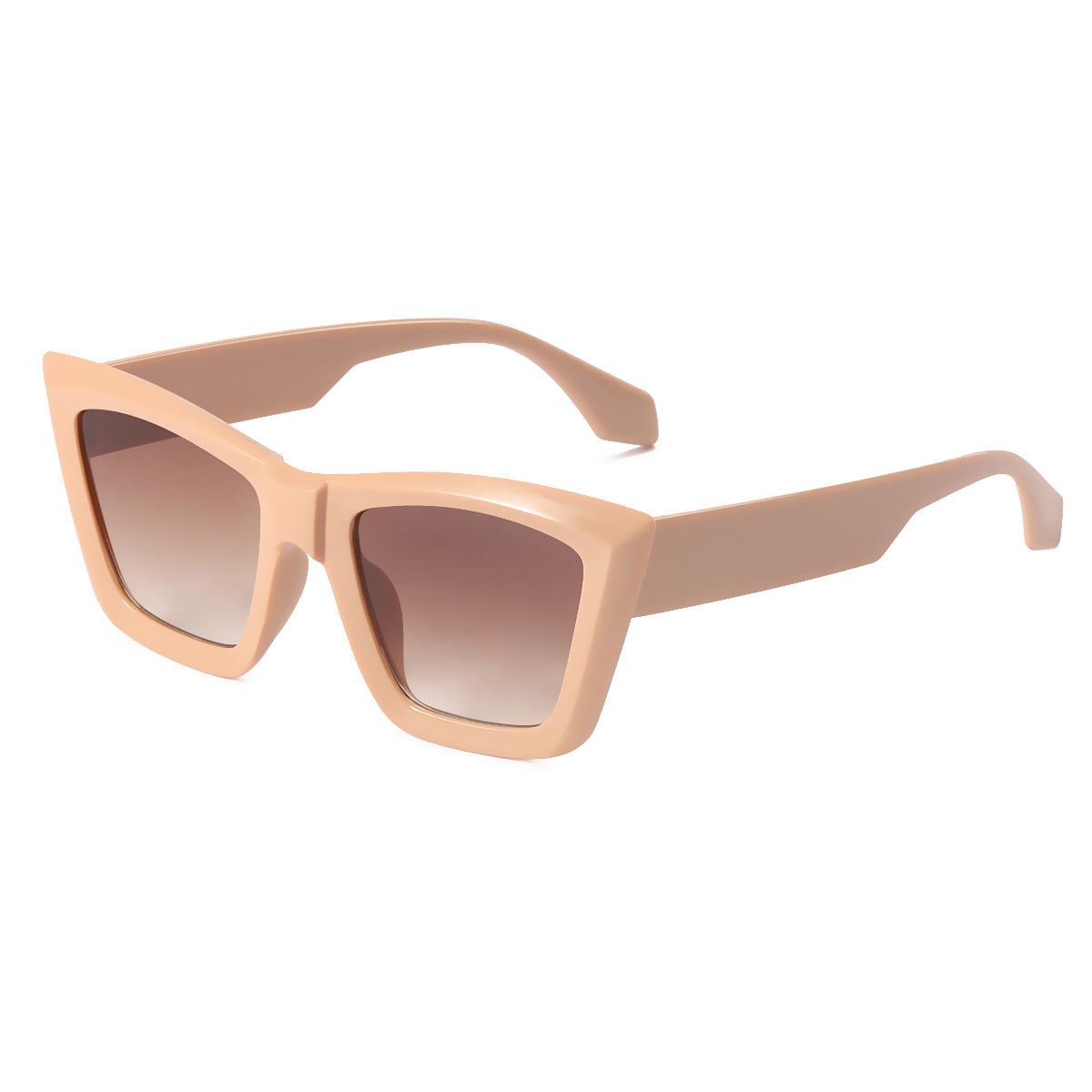 Damen Modische Sonnenbrille mit auffälligem Kantenrahmen und stilvollen Gläsern Brehn