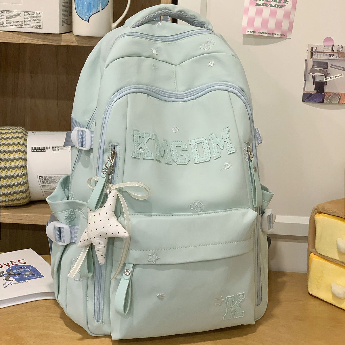 Stylische bestickte Rucksack Brehn 1791205224