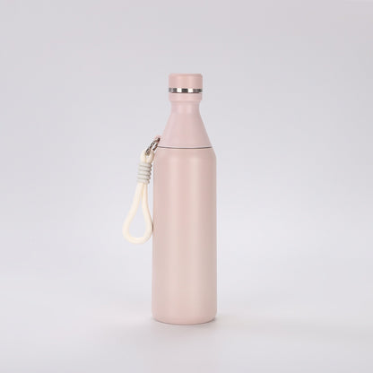 Damen isolierte Trinkflasche mit praktischem Trageriemen Brehn