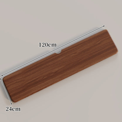 Ergonomische Massivholz-Tastatur-Handballenablage mit Kabelschlitz