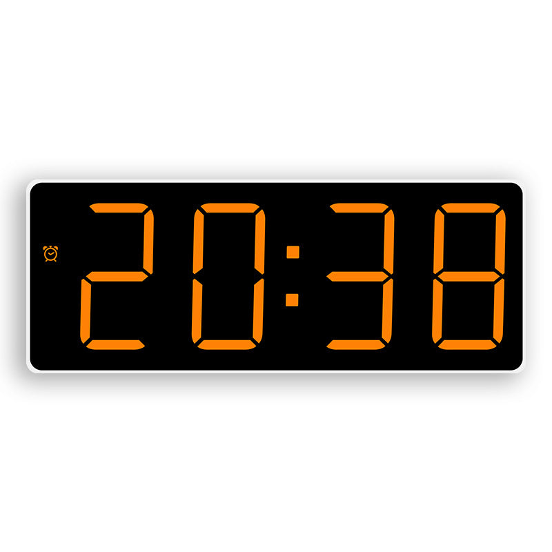 Digitale Wanduhr mit großem LED-Display Brehn