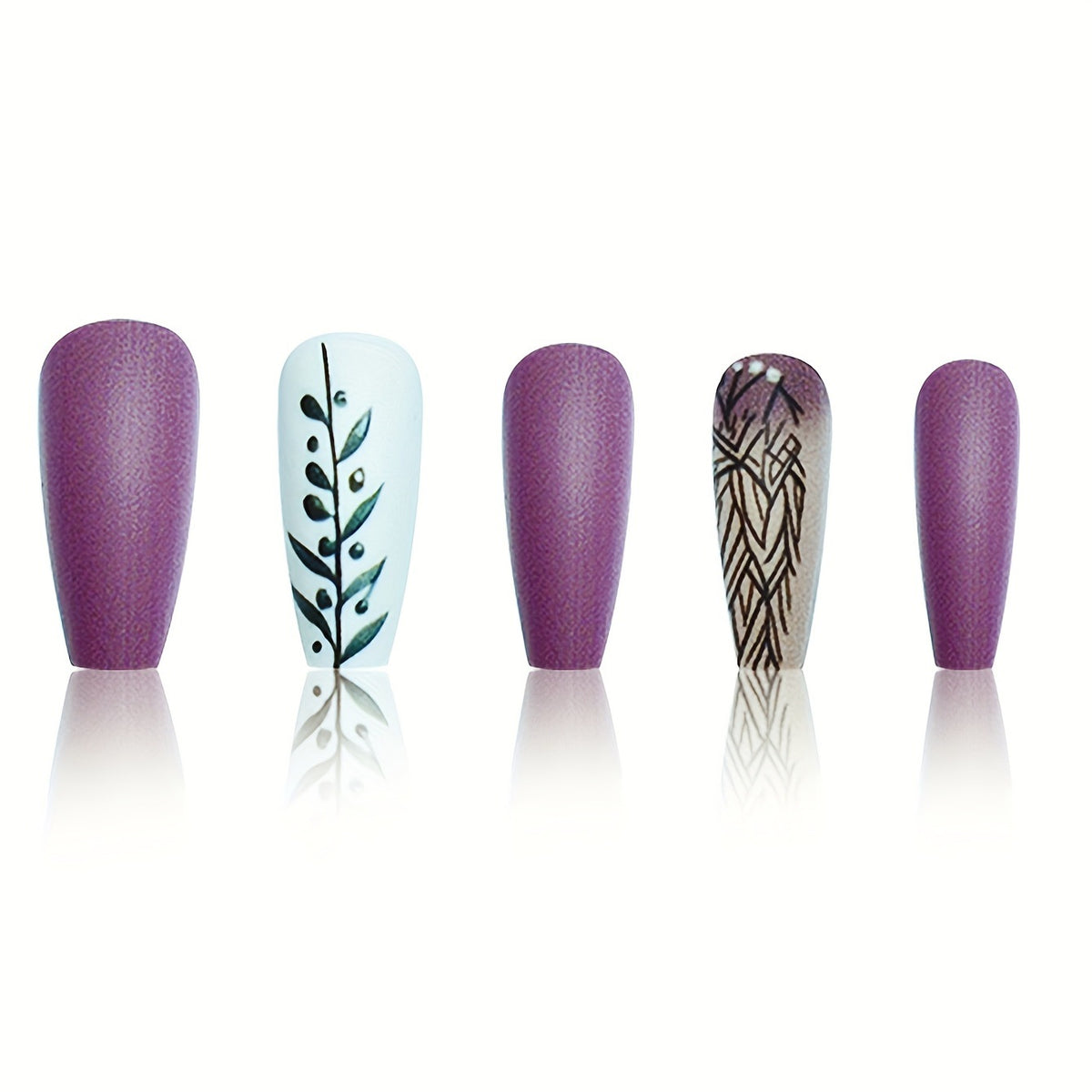 Detailliertes Botanisches Nagelkunstset Brehn