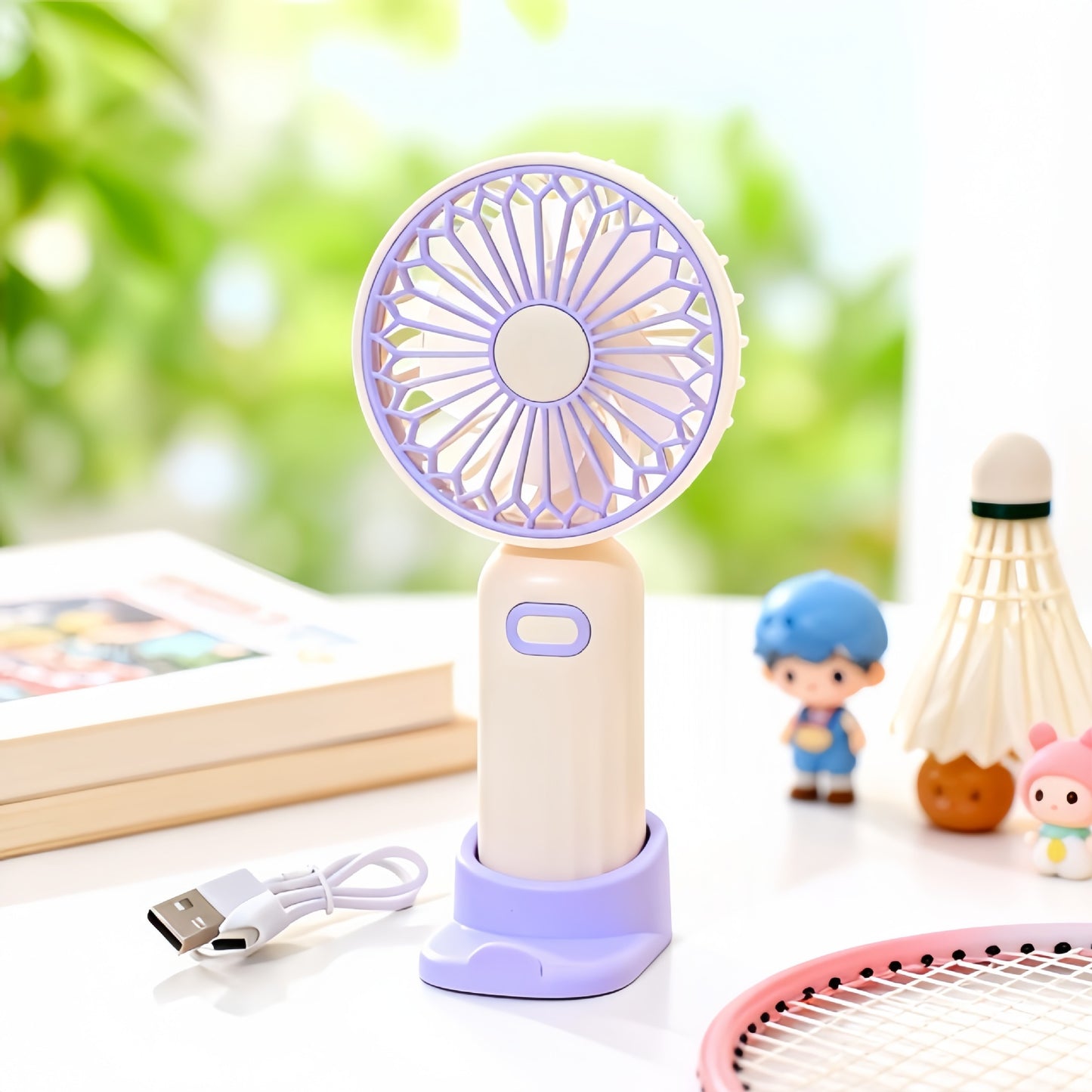Damen tragbarer USB-Handventilator mit ergonomischem Design Brehn