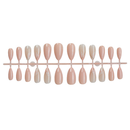 Elegantes, von Blumen inspiriertes Press-On-Nagel-Set Brehn