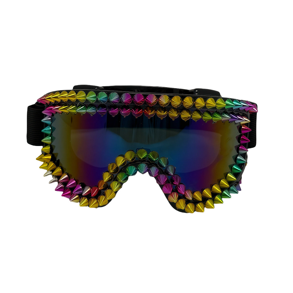 Damen modische Skibrille mit trendigem Nieten-Design Brehn