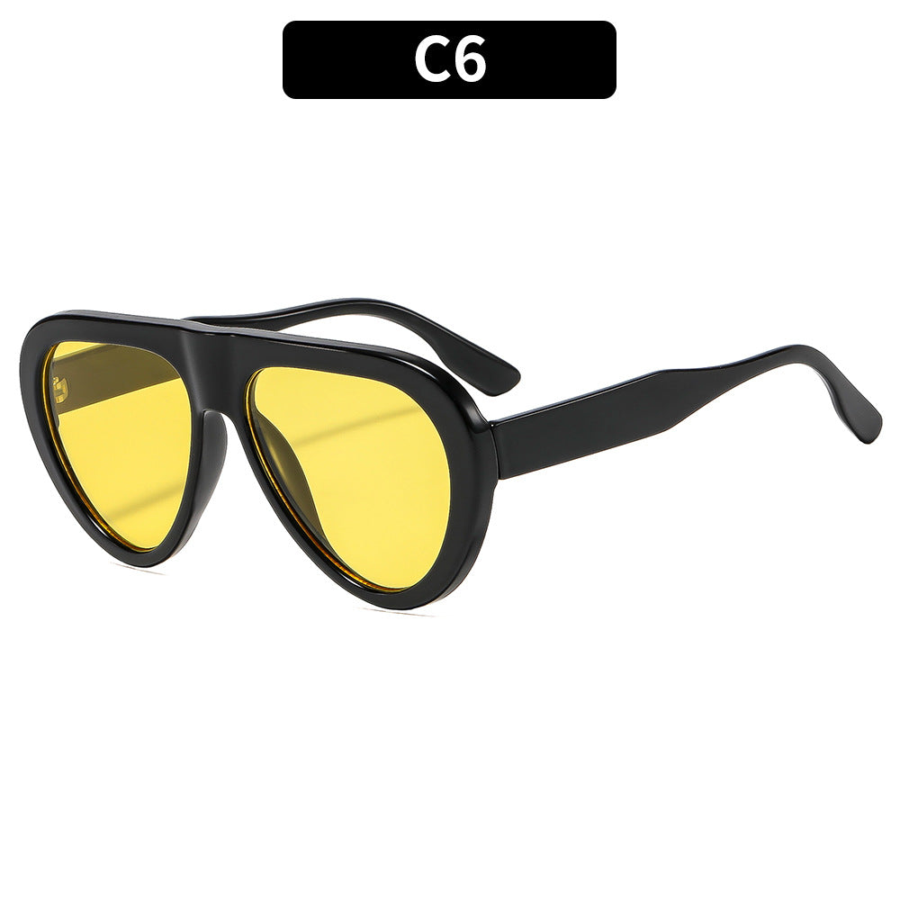 Künstlerische Übergroße Katzenaugen Sonnenbrille