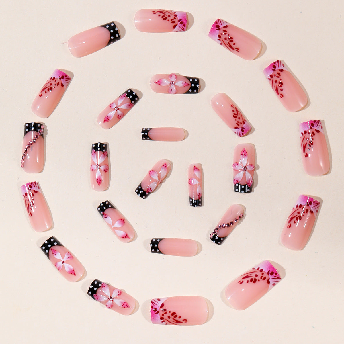 3D Blumennagelkunstverlängerungen Brehn
