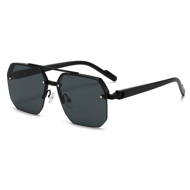 Damen modische Sonnenbrille im trendigen Sechseck-Design Brehn