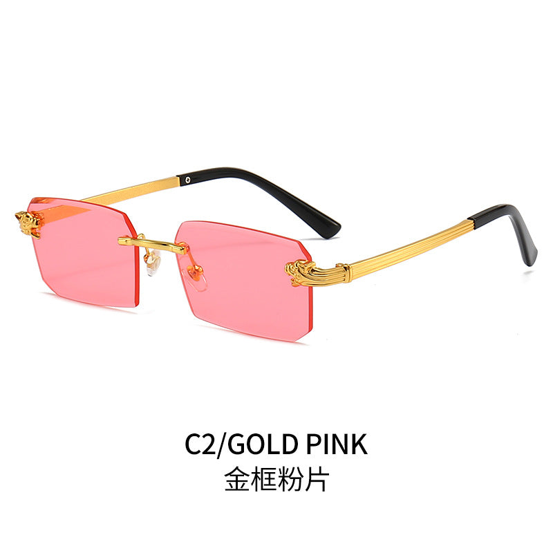 Damen Modische Sonnenbrille mit facettiertem Rahmen und luxuriösen Akzenten Brehn