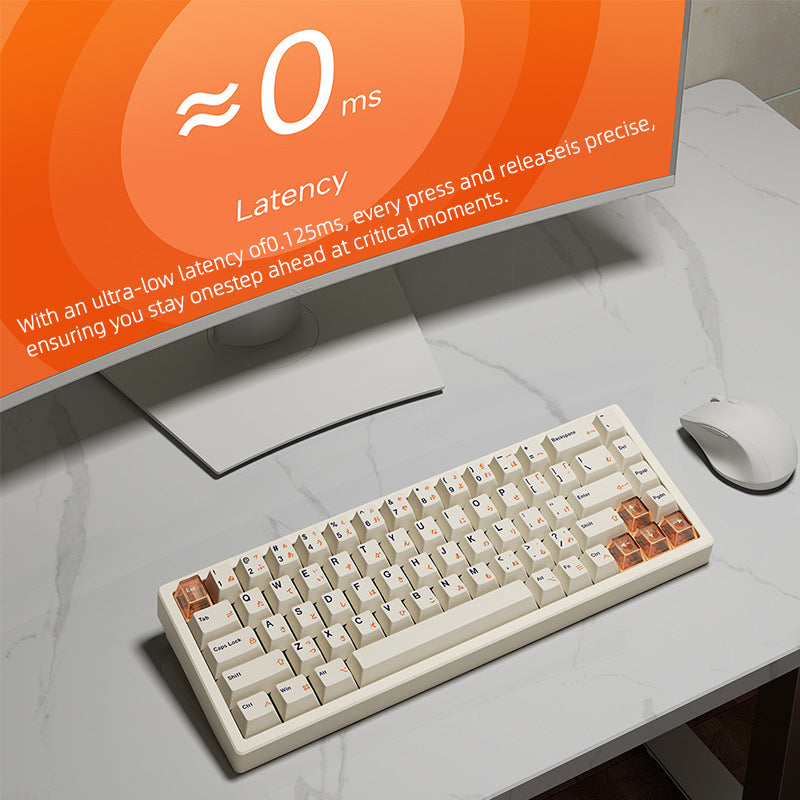 68-Tasten Mechanische Tastatur mit ultra-reagierenden Schaltern Brehn