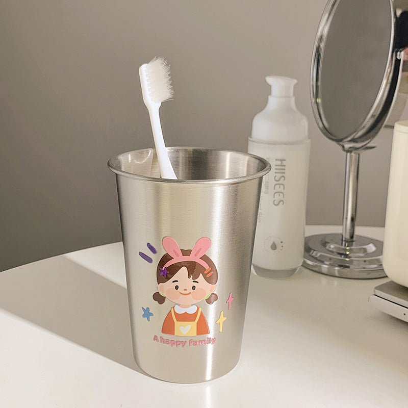 Edelstahl Zahnbürstenhalter mit Kreativem Kinderdesign Brehn
