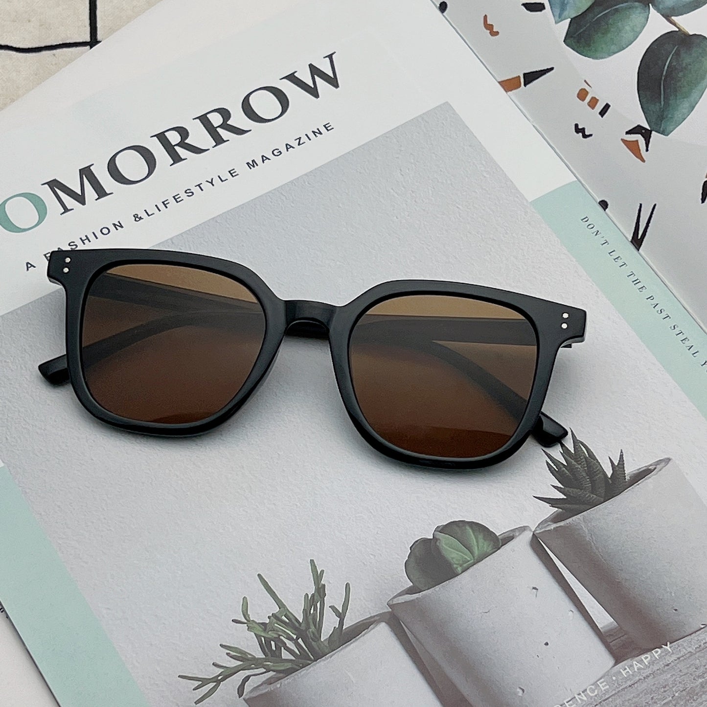 Statement Quadrat Rahmen Sonnenbrille Brehn